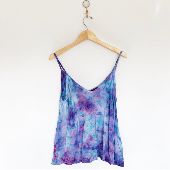 Urban Episode Custom Tie Dye Embroidered Tank - Picture 2 of 6